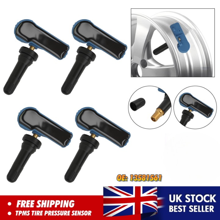 4pcs Tyre Pressure Sensors 13581561 for Vauxhall Mokka
