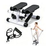 Multifunctional Mini Stepper with Resistance Bands for Home Fitness, Full Body Exercise