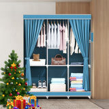 Spacious Fabric Wardrobe Closet Storage Organizer for Bedroom