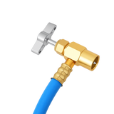 R134A Car AC Refrigerant Recharge Hose & Gauge Kit