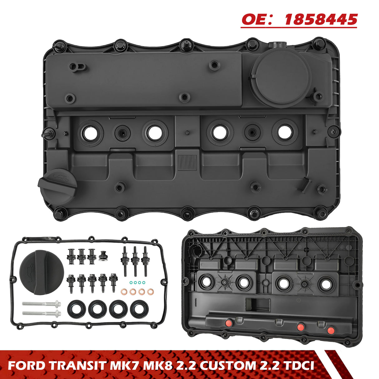 Engine Valve Cover 1858445 for Ford Transit MK7 MK8 2.2 TDCI