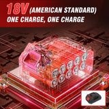 18V Brushless Cordless Impact Wrench Kit with 2 Batteries & Charger