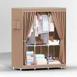 Spacious Fabric Wardrobe Closet Storage Organizer for Bedroom
