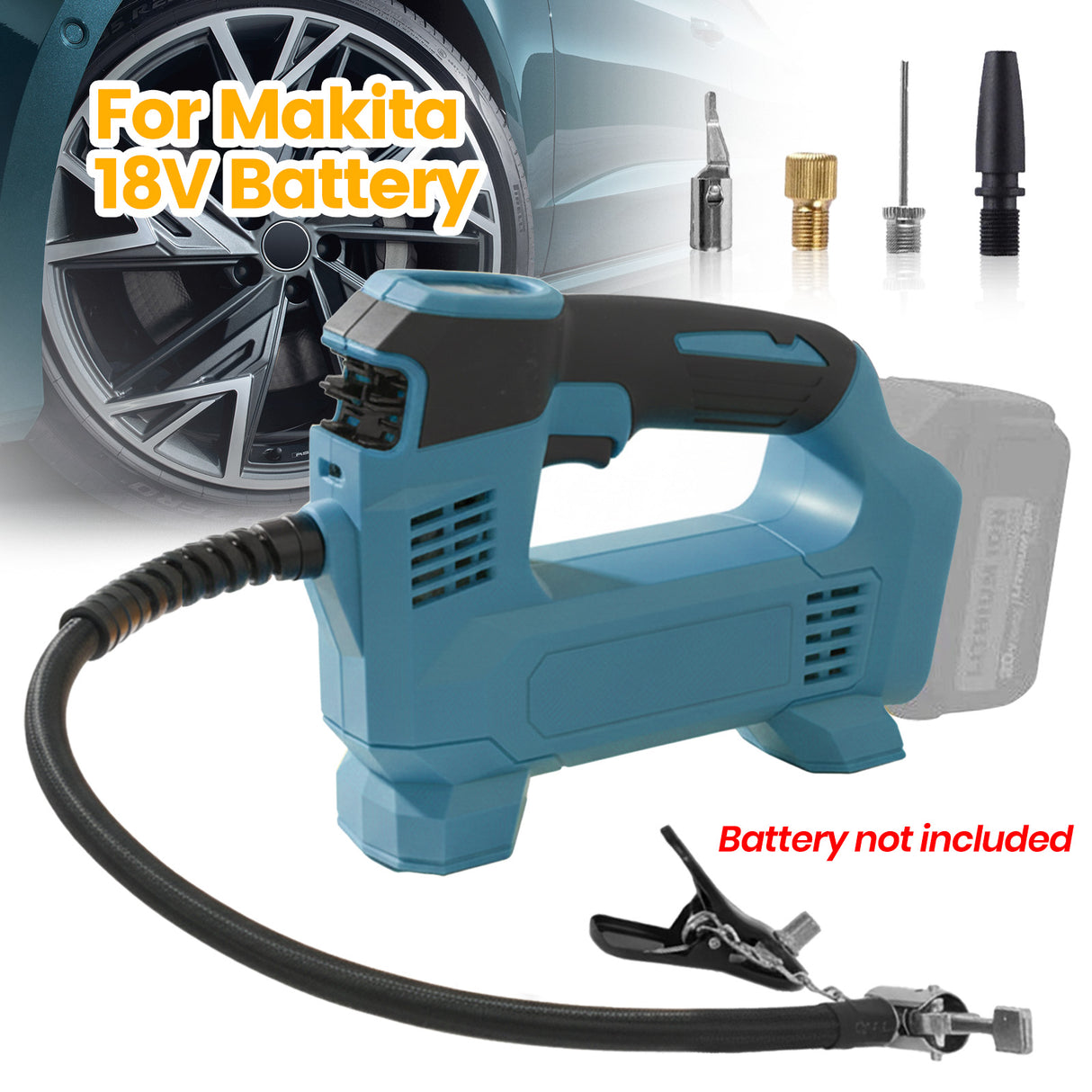 18V Cordless Car Tyre Inflator for DeWalt / Makita