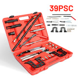 39pcs Valve Cylinder Head Spring Compressor Tool Kit for Car Engine