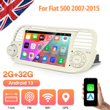 7'' Apple Carplay Android 13 Radio Stereo 2+32G — Fiat 500 2007-2015 (4)