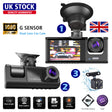 4" Triple Lens 1080P Dash Cam with Front & Rear Camera (1)