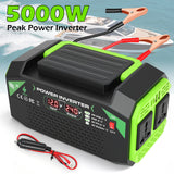12V to 220V Car Power Inverter with 2 AC & USB Ports