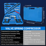 39pcs Valve Cylinder Head Spring Compressor Tool Kit for Car Engine