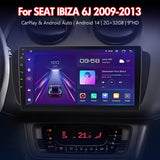 9'' Apple Carplay Android 14 Radio Stereo 2+32GB — SEAT IBIZA 6J 2009-2013