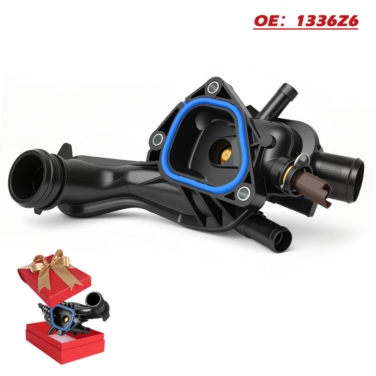 Coolant Thermostat Housing 1336Z6 for Mini Cooper R55 R56 R57 R58 R59 R60 R61