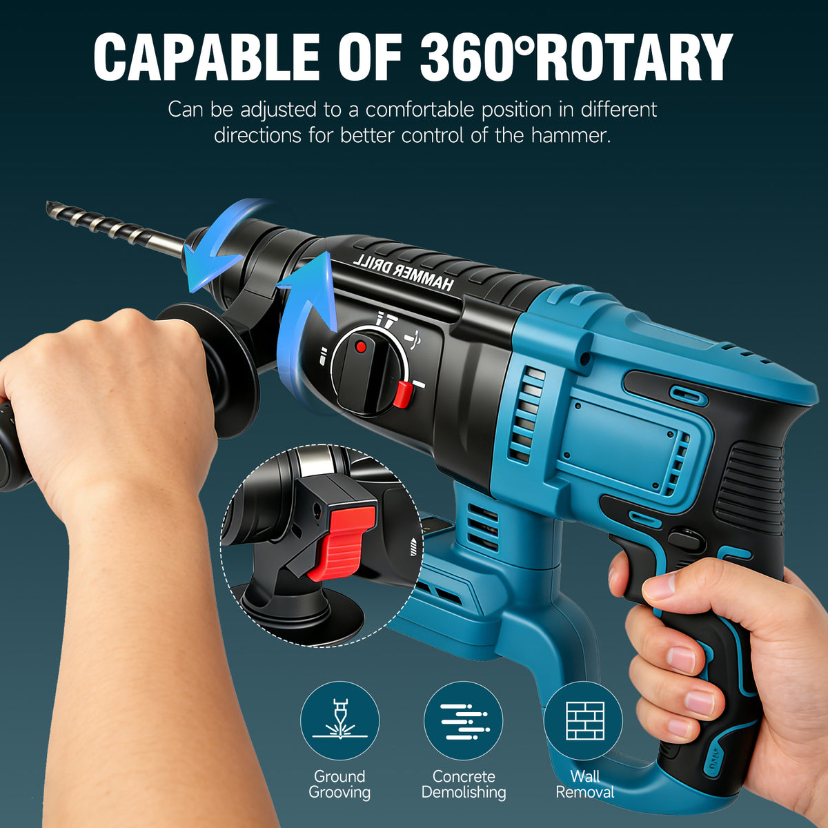 18V Brushless Cordless Hammer Drill Driver