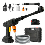 6-in-1 Cordless Pressure Washer with 10m Hose and Battery Kit
