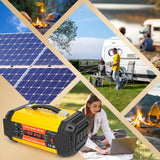 5000W 12V to 220V Car Power Inverter with 2 AC & USB Ports