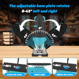 21V Cordless Electric Jigsaw with Batteries & Charger