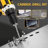 21V Cordless Impact Drill Kit with Batteries & Charger