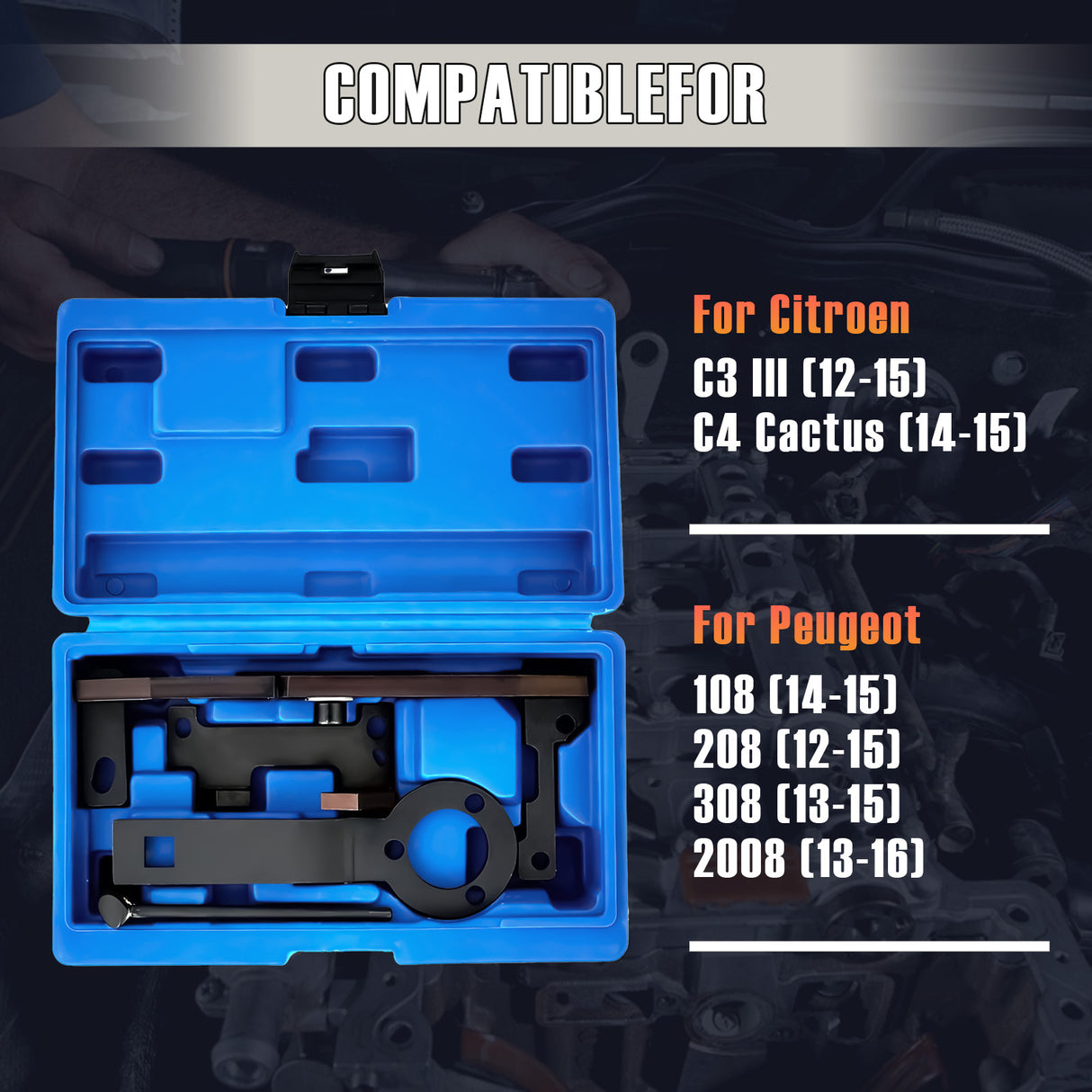 Engine Timing Locking Tool for Petrol Citroen C3 Peugeot 208 308 2008