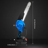 21V Cordless Handheld 3-Chain Chainsaw Kit with Batteries & Charger