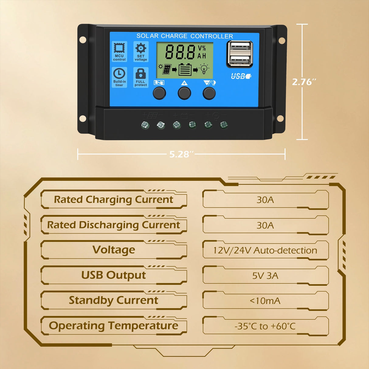 4000W Solar Panel Kit with 12V Inverter & Controller