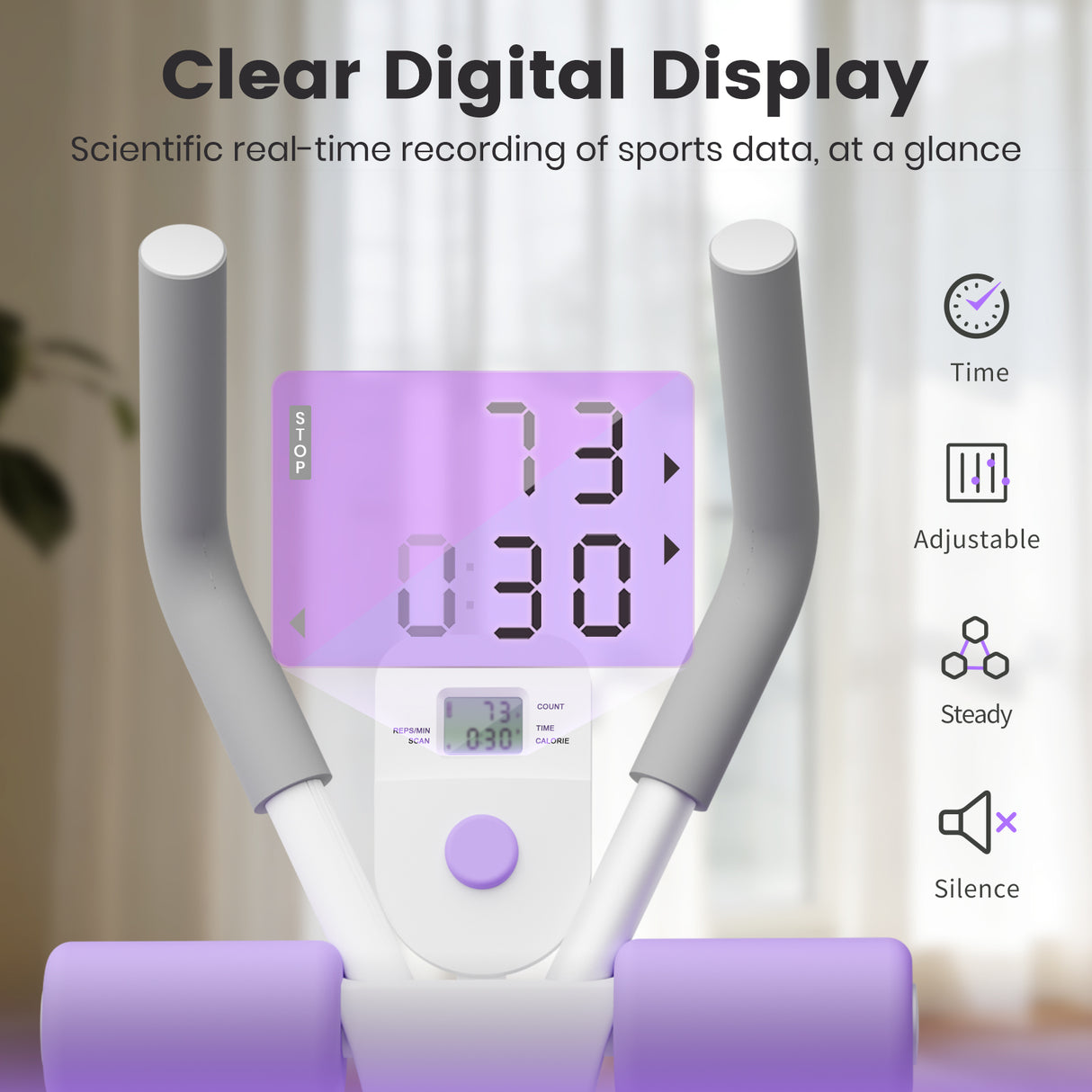 Crunch Machine with Digital Watch