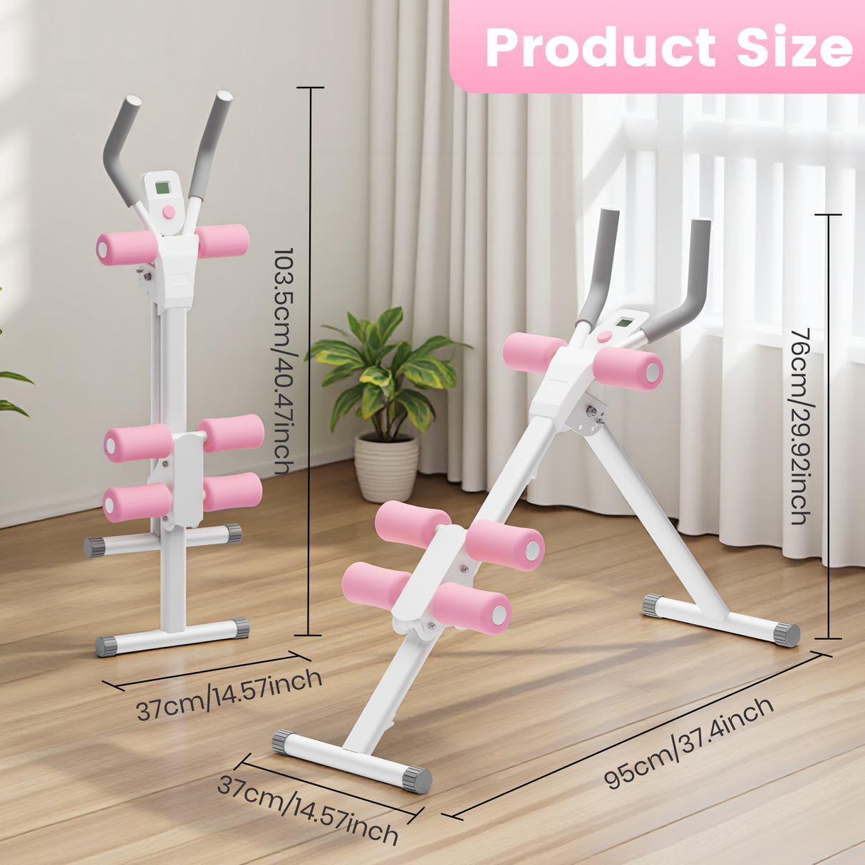 Crunch Machine with Digital Watch