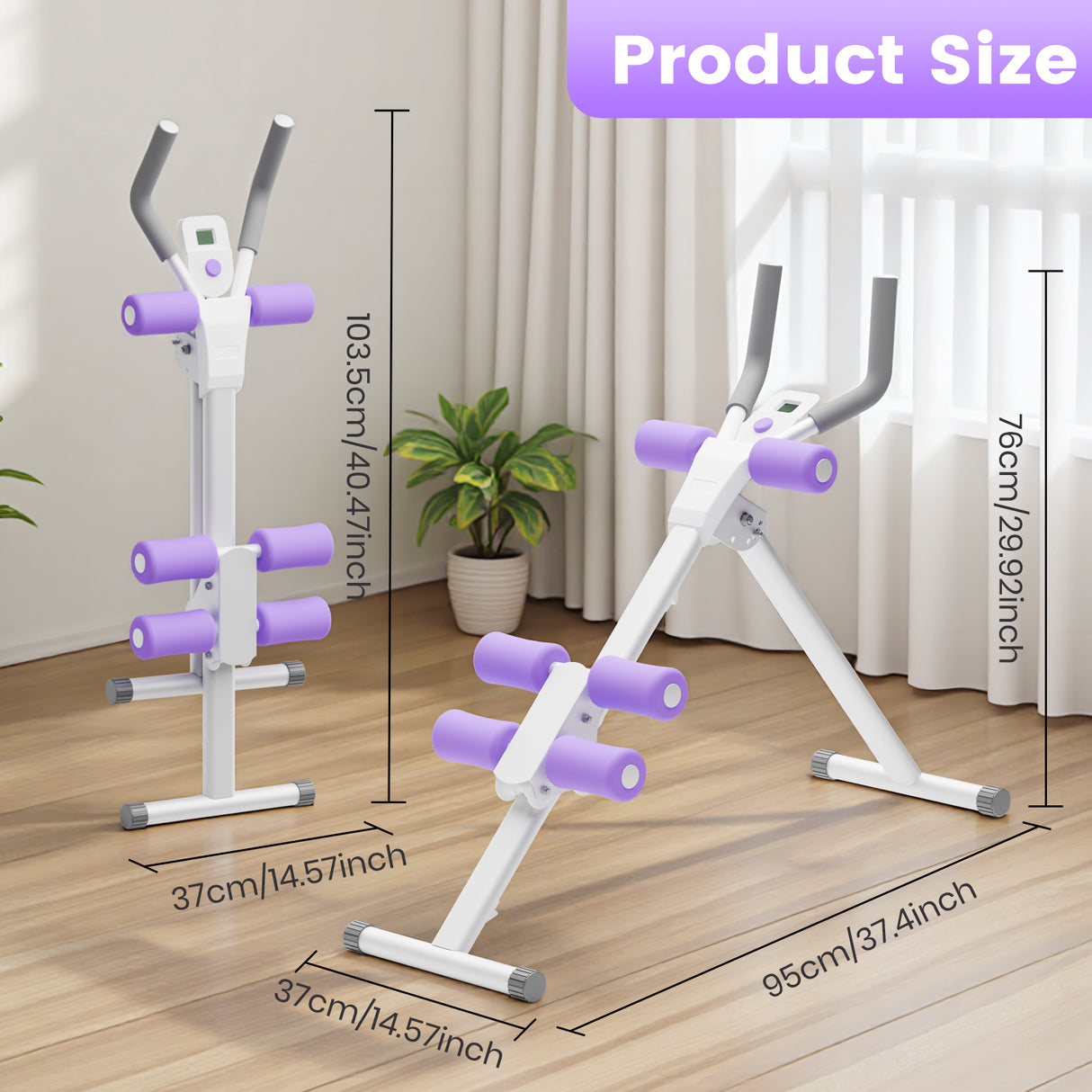 Crunch Machine with Digital Watch