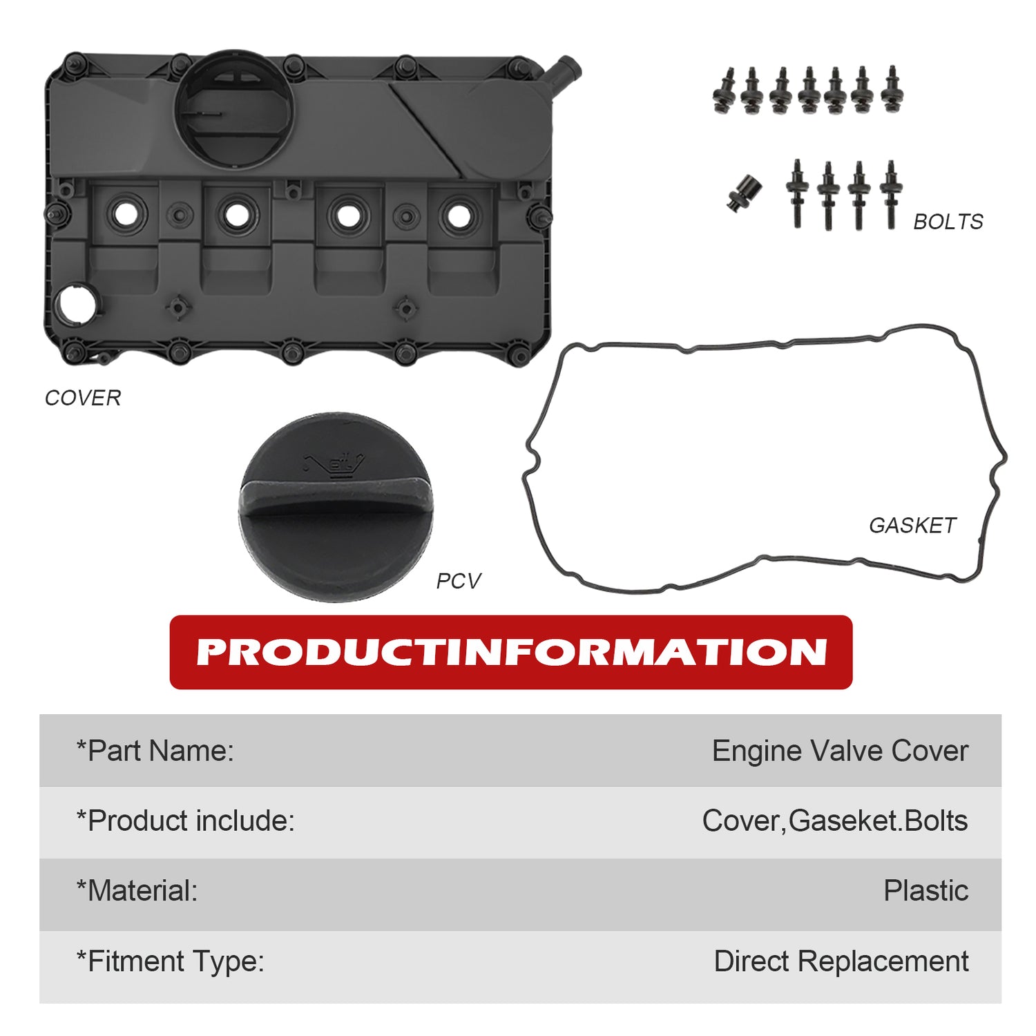 Engine Valve Cover for Ford Transit MK7 2.2 1526690
