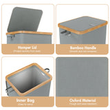 Foldable Laundry Basket with Inner Bag