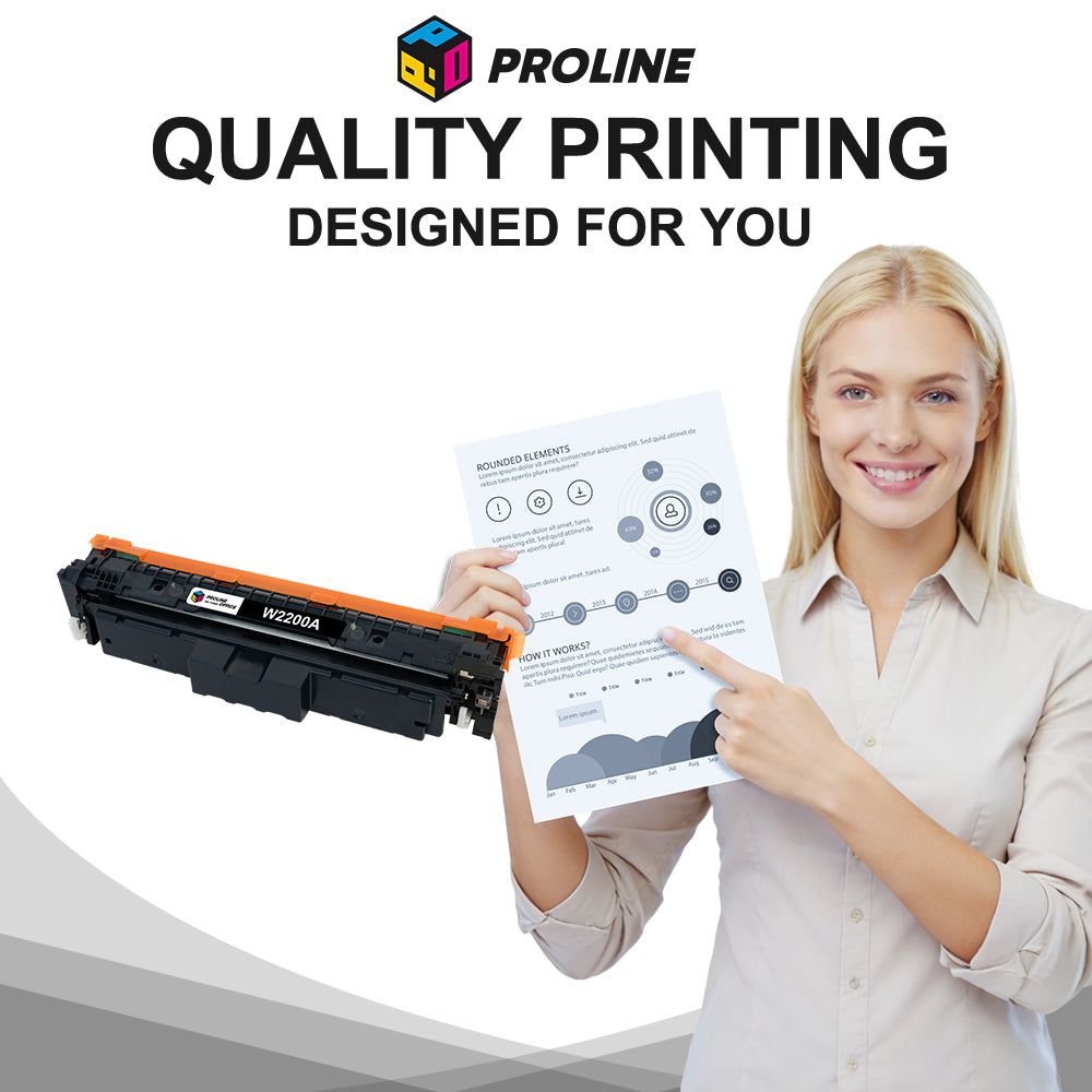 Compatible HP 220A Toner Cartridge Black - With Chip W2200A