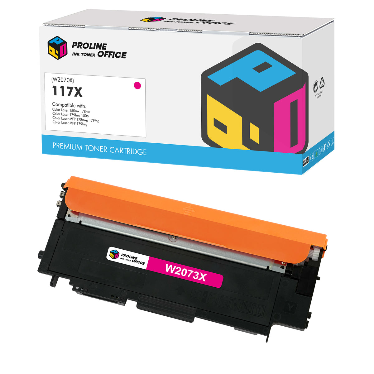 117x Compatible HP 117X Toner Cartridge Magenta High Capacity - W2073X ...