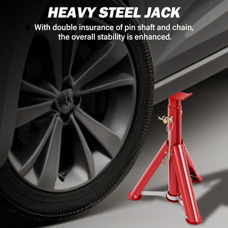 Single-support 3T axle telescopic Jack - 2pcs