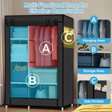 Small Non-Woven Fabric Wardrobe