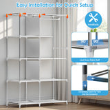 Small Non-Woven Fabric Wardrobe