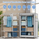Small Non-Woven Fabric Wardrobe