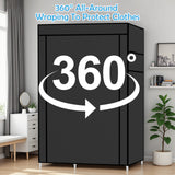 Small Non-Woven Fabric Wardrobe