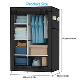 Small Non-Woven Fabric Wardrobe