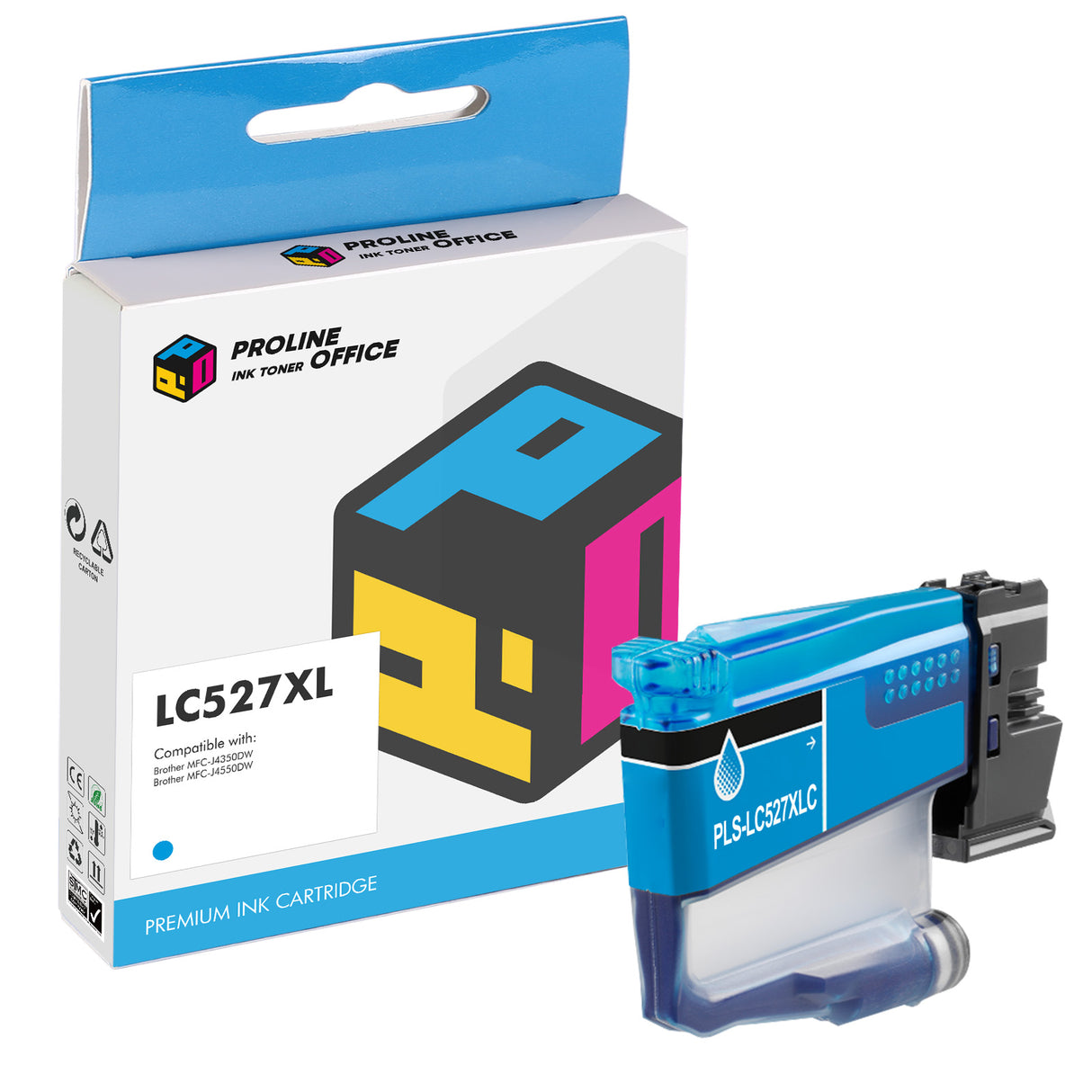 Compatible Brother LC527XL Ink Cartridge Cyan