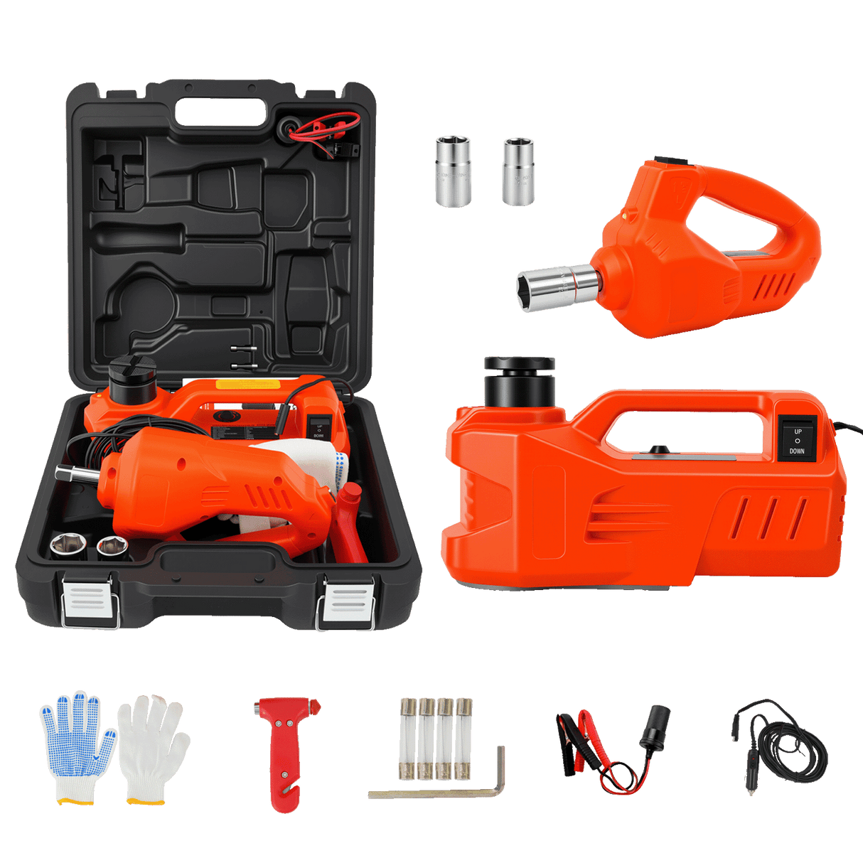 5T Electric Hydraulic Jack with 15–45cm Lifting Range